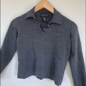 croft & barrow wool cropped sweater